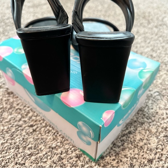 Soda Tubular Strap Square Toe Heel Sandals from Buckle - Picture 6 of 7